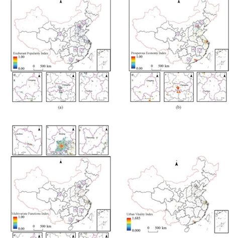 spatial distribution of urban areas in china